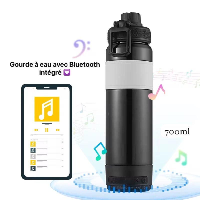 Gourde à eau avec bluetooth